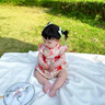 婴儿衣服女童连衣裙女宝宝夏款汉服旗袍纯棉2025新款周岁礼服 小兔包屁衣 73cm 73码 3-6个月 17斤以内 实拍图