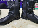 YDL.LAORT新款秋冬款青年 男靴韩版英伦高帮马丁靴男士中筒靴尖头皮靴子 鞋 冬款(加毛)增高版 40 实拍图