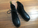 百丽（Belle）复古粗跟马丁靴男休闲工装风机车短靴加绒92267DD0 黑绒里(8孔)-92427 41 (255mm) 实拍图