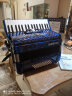 一秒（ONESECOND）德国音簧手风琴乐器48/60/96/120贝司儿童成人初学专业演奏考级 60贝司蓝色+琴包+背带+谱架 实拍图