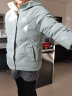 罗衿女装 羽绒服女中长款加厚保暖外套显瘦2022冬季新款韩版白鸭绒宽松时尚女装袄子 绿色 XL（135-150斤） 晒单实拍图