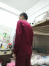 七匹狼秋衣秋裤男纯棉基础保暖内衣男秋冬全棉打底男士内衣套装软棉棉 圆领酒红色套装(上衣+裤子) M (165) (建议(90-110斤) 实拍图