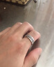 QMXD免费刻字链条戒指男款潮流单身戒潮男个性食指环可转动开瓶盖戒指 黑色默认发美9号其他留言 实拍图