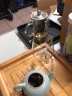 金灶（KAMJOVE） 泡茶壶耐热玻璃花茶壶飘逸杯茶壶304不锈钢内胆过滤泡茶器家用 A-04（360ml） 实拍图