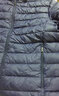 鸭鸭男装直销|春秋轻薄羽绒服男短款鸭绒外套轻便【越晒越温暖】 灰蓝DSG07A0020 4XL 实拍图