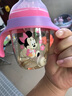 迪士尼PPSU宝宝学饮杯婴儿童水瓶鸭嘴吸管杯6-12个月喝水杯重力球喝奶瓶 两用】240ml/粉吸管杯+鸭嘴 实拍图