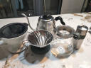 HARIO 日本进口户外露营咖啡磨豆机手摇磨粉机手冲咖啡机手动研磨机咖啡豆研磨器野餐旅行便携手动粉碎机 银 实拍图