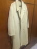 尚都比拉冬季毛呢外套百搭气质100%羊毛双排扣双面呢大衣女 黄油色 M  实拍图