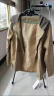 俞兆林（YUZHAOLIN）年轻妈秋冬装时尚短款毛呢短外套中年女士装洋气开衫夹克格子上衣 绿色 2XL(建议115-130斤) 晒单实拍图