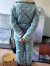 嘉麒睡衣女秋冬季珊瑚绒三层夹棉袄加厚加绒保暖家居服法兰绒女士套装 2164 M 建议80-100斤 实拍图