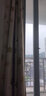 遮光窗帘成品简约现代卧室客厅遮阳防晒落地飘窗帘子全遮光布料 蓝色 挂钩加工宽1.5米*高2.7米 实拍图