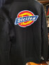 dickies棉服 男女同款左袖字母印花易穿搭棒球夹克8131 黑色 2XL 实拍图