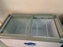 稚乐冰柜商用 冰柜展示柜大容量岛柜 展示柜冷藏保鲜柜 冷冻展示柜 超市透明玻璃门冷冻柜 1.2米浅体岛柜 0至负25度 黄色 实拍图