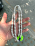 今夕 海南星月菩提手串毛感料108颗佛珠男女手钏项链高密度顺白大留白菩提子10*8mm精品级高抛 实拍图