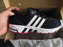 阿迪达斯（adidas）男鞋 2026春季新款健身训练鞋室内运动低帮透气缓震跑步鞋子男 IH3158/黑/白/树脂黄/建议拍大一码 40.5 实拍图