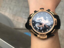 瑞夫泰格（reef  tiger）手表男士全自动时尚多功能男表大表盘潮表防水机械表 棕带金壳 RGA3503 实拍图