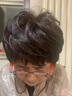 佰丝堂妈妈假发女短发中老年假发时尚透气自然逼真女短发真发发套 全手织 【深棕精品】 短发 可调节 实拍图