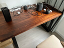 宜朝实木书桌写字桌去客厅化大长桌大书桌电脑桌电竞桌学习桌长条桌子 时尚款款长140宽70高75板厚5cm 实拍图