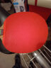 红双喜DHS 长胶套胶乒乓球拍胶皮 C8 C-8魔术师 红色1.0 实拍图