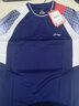 李宁（LI-NING）苏迪曼杯羽毛球服套装短袖速干透气比赛吸汗运动服 AATP019 蓝色套装（男 ） M 实拍图