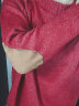 莱鸣冬季毛衣男修身加厚大码圆领打底针织衫青年男线衣防寒保暖毛衣 红色 M 实拍图