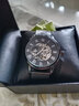欧绮娜（MG.ORKINA MG）新款手表男时尚腕表 镂空全自动机械表 男士手表防水夜光男表 黑壳黑面钢网带 实拍图