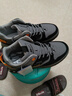 回力休闲鞋男拼色潮流鞋子男中高帮百搭运动板鞋男鞋 0998 灰黑 41 实拍图