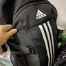 阿迪达斯 （adidas）背包男包女包 25新款运动包休闲时尚旅行双肩包大学生电脑书包 IJ0761/黑色/三叶草 MISC 实拍图