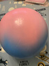 李宁瑜伽球专业防爆防滑加厚强弹力抗压孕妇可用助产大龙球瑞士健身球 渐变粉蓝【加厚/防爆/无异味】 75cm 身高165-175cm 实拍图