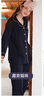 家の时光（Ht-home）家时光月子服春秋纯棉哺乳睡衣孕妇睡衣产妇产后喂奶衣待产家居服 粉色猫咪 XL码 145-160斤 实拍图