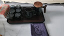 忆壶茶（YIHUTEA） 高档整套茶具玻璃家用功夫茶具套装含茶盘飘逸壶茶水分离 550ML侧把壶+6杯+公杯+茶巾+杯架 实拍图