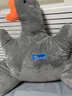 丝媛大鹅办公室腰靠垫久坐汽车座椅靠垫靠背宿舍沙发坐椅靠枕腰枕玩偶 灰色大鹅腰枕 55*45CM【有拉链，无单独内胆】 实拍图