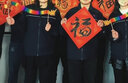 荣花施 结婚剪纸舞龙拍照道具专用婚礼氛围连体喜字条布置客厅新房挂饰 彩色小舞龙【约1米】 实拍图