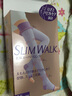 丝翎（SLIMWALK）日本进口塑形睡眠袜女压力袜连裤袜美腿袜长筒袜春秋强压显瘦袜 睡眠长筒袜加长美腿4段压力  1双 S S-M 实拍图