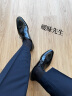 REGAL丽格商务正装鞋三接头皮鞋缝制鞋婚鞋德比鞋男士皮鞋男T62B BJP(黑色/日本进口牛皮革) 43 实拍图