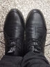 红蜻蜓（RED DRAGONFLY）男鞋休闲皮鞋男棉鞋牛皮软底男士商务耐磨运动皮鞋子 WTD401371 黑色加绒 38 实拍图