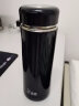 希诺保温杯商务办公车载400ml 男女水杯不锈钢真空杯子车载便携泡茶杯 紫罗兰 实拍图