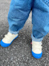 泰兰尼斯秋季儿童幼儿园室内鞋男女童防踢休闲板鞋 白/蓝 25 晒单实拍图