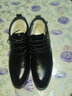 VGASISCOU男士棉鞋冬季加绒保暖商务正装真皮羊毛加厚皮毛一体休闲高帮皮鞋 M55502黑色 39 实拍图