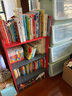 纷朵奇 宝宝书架宝宝简易置物书柜幼儿卡通玩具小孩绘本展示架木质收纳储物落地柜 玩具箱TD-12507A 实拍图