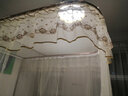 南极人（Nanjiren）升降导轨蚊帐U型导轨蚊帐三开门宫廷蚊帐不锈钢支架蚊帐架1.5x2米 新品幽梦刺绣-米黄色【A类母婴级帐纱】 150cm*200cm*210cm 高度可调节 实拍图