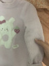 戴维贝拉（DAVE＆BELLA）小童毛衣男童上衣雪尼尔半边绒女童衣服儿童针织衫春秋宝宝套头衫 紫粉色 120 cm（建议身高110-120cm） 实拍图