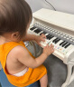 俏娃宝贝儿童钢琴玩具2岁小女孩一音乐电子琴初学1-3两三宝宝5生日6礼物男 白1-6岁充电款：气质款立式钢琴 实拍图