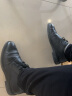 海澜之家HLA皮鞋男士正装德比商务休闲西装婚鞋子男HAAPXM1EAV022 黑色40 实拍图