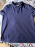 Calvin KleinJeans夏季男士商务休闲通勤ck翻领字母印花短袖T恤POLO衫J319635 CIK-藏蓝色 L （建议150-170斤） 实拍图