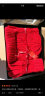 上海故事围巾女冬针织羊毛三件套纯色保暖套头毛线帽子围巾手套套装 圣诞节元旦礼盒装  WJ002 双旦礼-红色 晒单实拍图
