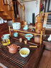 久堂 功夫茶具配件实木茶道六君子茶台用品泡茶工具茶夹子套装高档 （黄花梨木）云水禅心六君子 实拍图