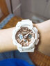 卡西欧（CASIO）运动手表G-SHOCK/BABY-G时尚防水潮流卡西欧情侣表 GA-110GB-1A+S120MF-4A心灵相悉 实拍图