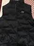 JEEP羽绒服男轻薄马甲男装保暖无袖白鸭绒外套上衣 黑色 2XL  实拍图