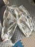 aqpa婴儿内衣套装夏季纯棉睡衣男女宝宝衣服薄款分体短袖 彩虹乐园 73cm 实拍图